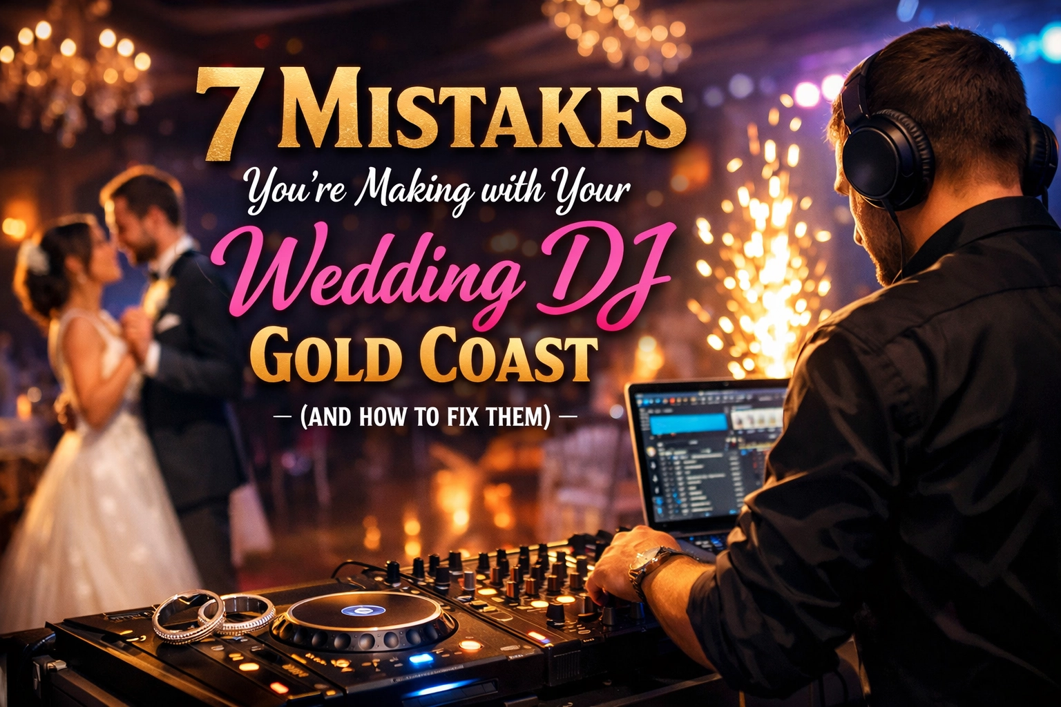 Read more about the article 7 Mistakes You’re Making with Your Wedding DJ Gold Coast (and How to Fix Them)